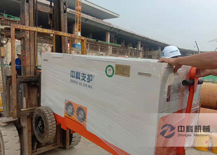 中鐵北京局雙液注漿機施工現(xiàn)場-1